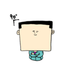角刈りな先輩（個別スタンプ：1）