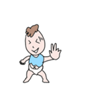 ベビーかいじゅう2（個別スタンプ：1）