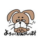 うさぎ＋犬 オジカワ 日常会話 ♪（個別スタンプ：12）