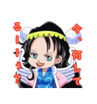 ONE PIECE Mr.2ボン・クレー変身スタンプ2（個別スタンプ：18）