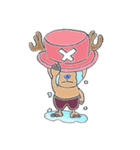 ONE PIECE-あつまれ！どうぶつの盛り合わせ-（個別スタンプ：21）