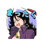 ONE PIECE 金棒のアルビダ 萌えスタンプ 3（個別スタンプ：7）