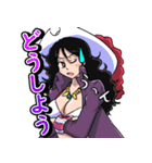 ONE PIECE 金棒のアルビダ 萌えスタンプ 3（個別スタンプ：11）