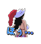ONE PIECE 金棒のアルビダ 萌えスタンプ 3（個別スタンプ：16）