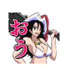 ONE PIECE 金棒のアルビダ 萌えスタンプ 3（個別スタンプ：19）