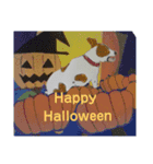 ぶち犬 ハロウィーン（個別スタンプ：1）
