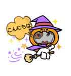 ぶち犬 ハロウィーン（個別スタンプ：3）