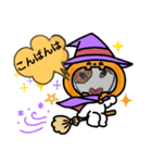 ぶち犬 ハロウィーン（個別スタンプ：4）