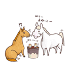 ちびうま♪～冬の元気な馬たち～（個別スタンプ：28）
