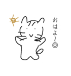 こまり顔のねこ。（個別スタンプ：1）
