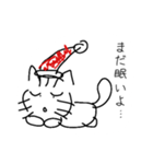 こまり顔のねこ。（個別スタンプ：3）