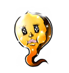 黄金の顔（個別スタンプ：7）