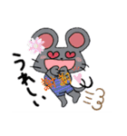 マウスねこ2（個別スタンプ：3）