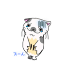 とりさんとねこふくろう（個別スタンプ：6）