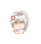 無口で元気な女の子（個別スタンプ：11）