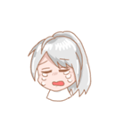 無口で元気な女の子（個別スタンプ：14）