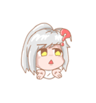 無口で元気な女の子（個別スタンプ：15）