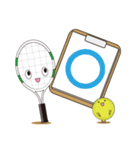 テニスラケット＆ボール（個別スタンプ：18）