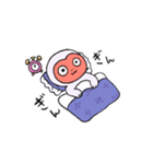 のんびりシュールなのぼりざる（個別スタンプ：7）