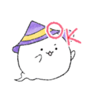 自分用 ぼうしおばけ（個別スタンプ：1）