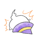 自分用 ぼうしおばけ（個別スタンプ：4）