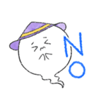 自分用 ぼうしおばけ（個別スタンプ：8）