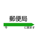 今ここに居るよ！駅名標スタンプ（個別スタンプ：7）