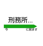 今ここに居るよ！駅名標スタンプ（個別スタンプ：15）