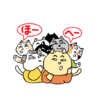 おばさん猫とおっさん犬（個別スタンプ：9）