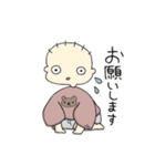 シュールなベイビーの日常（個別スタンプ：3）