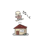 シュールなベイビーの日常（個別スタンプ：34）