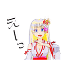 頑張る巫女お姉さんと愉快な仲間たち 5（個別スタンプ：10）