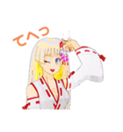 頑張る巫女お姉さんと愉快な仲間たち 5（個別スタンプ：11）