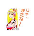 頑張る巫女お姉さんと愉快な仲間たち 5（個別スタンプ：19）