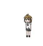 不安ガールズ（個別スタンプ：3）