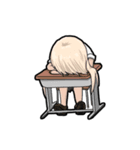不安ガールズ（個別スタンプ：4）