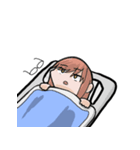 不安ガールズ（個別スタンプ：7）
