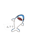 【吹き出し】関西弁のサメ、シャーくん！（個別スタンプ：37）