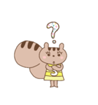 しまさと公式LINEスタンプ しまりすちゃん（個別スタンプ：22）