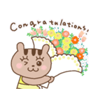 しまさと公式LINEスタンプ しまりすちゃん（個別スタンプ：32）