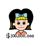 60年代の女の子（個別スタンプ：12）