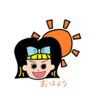 60年代の女の子（個別スタンプ：30）