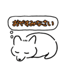 まっちろ犬（個別スタンプ：27）