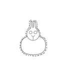 まんじゅううさぎ（個別スタンプ：8）