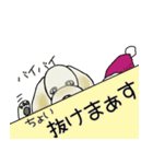 ミックス犬ダップー/クレちゃんスタンプ冬（個別スタンプ：24）