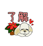 ミックス犬ダップー/クレちゃんスタンプ冬（個別スタンプ：27）