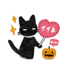 黒ねこのKURO【ハロウィン】（個別スタンプ：30）