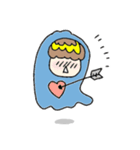あおぷかぷにスタンプ（個別スタンプ：4）