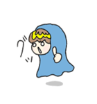 あおぷかぷにスタンプ（個別スタンプ：9）