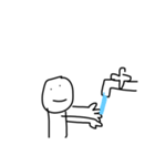 適当 杉留 君コロナに注意（個別スタンプ：9）